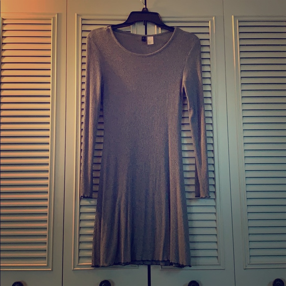 Gray t-shirt dress